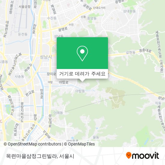 목련마을삼정그린빌라 지도