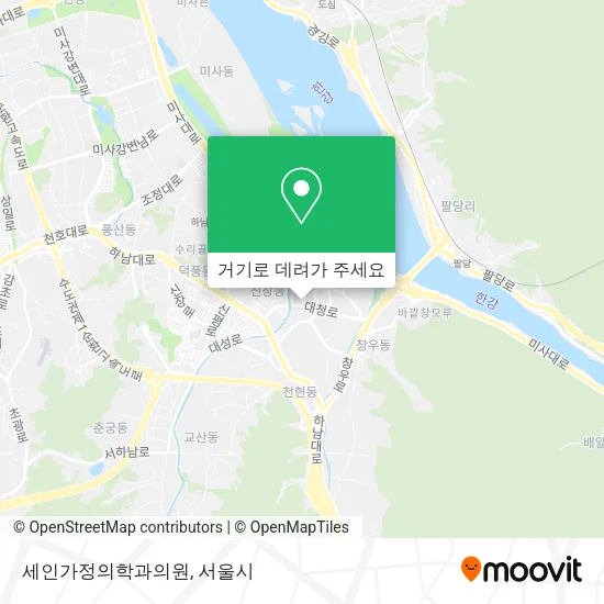 세인가정의학과의원 지도