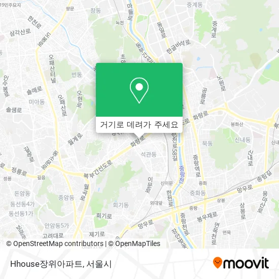 Hhouse장위아파트 지도