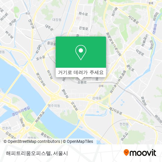 해피트리움오피스텔 지도