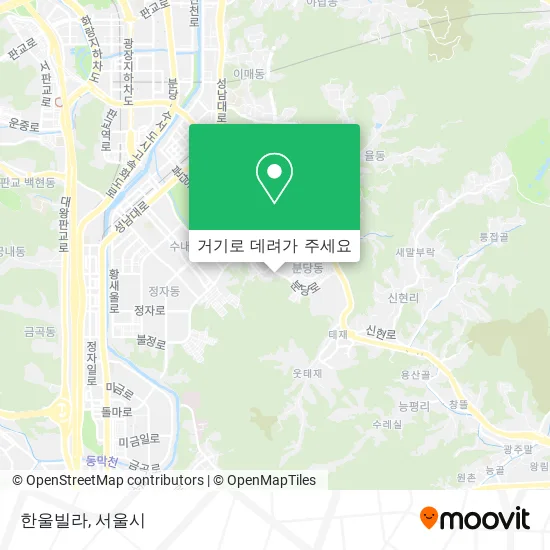 한울빌라 지도