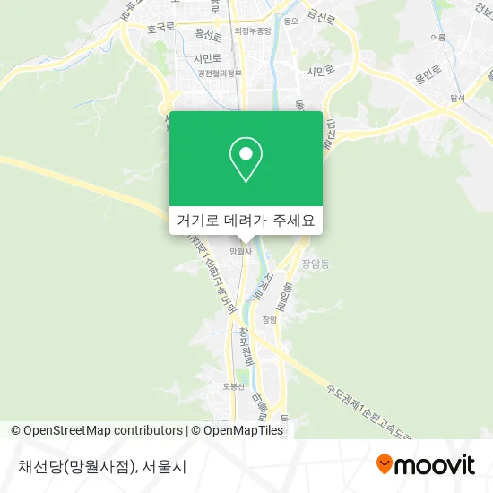 채선당(망월사점) 지도