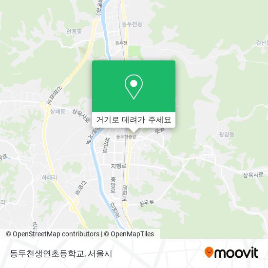 동두천생연초등학교 지도