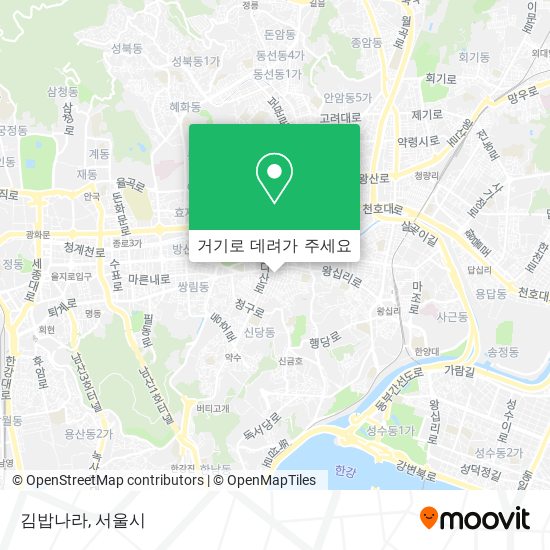 김밥나라 지도