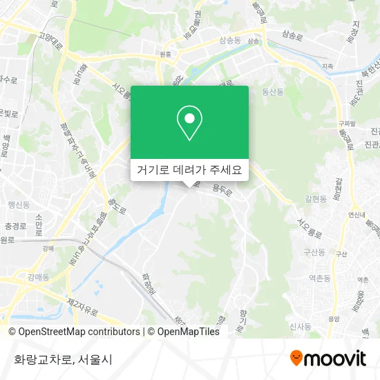 화랑교차로 지도