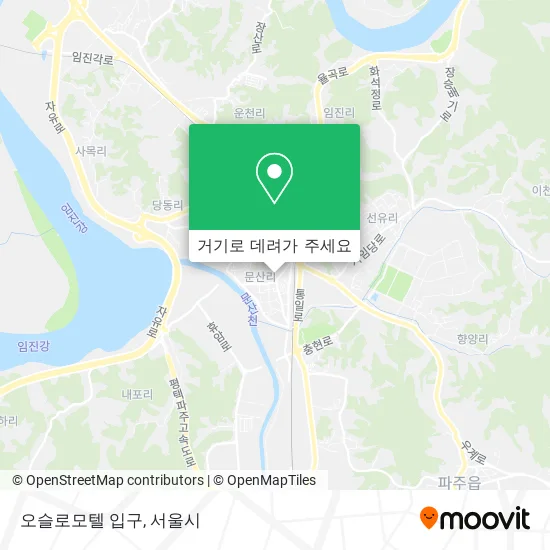 오슬로모텔              입구 지도