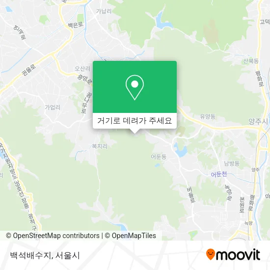 백석배수지 지도