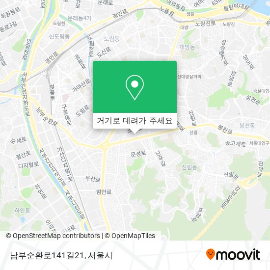 남부순환로141길21 지도