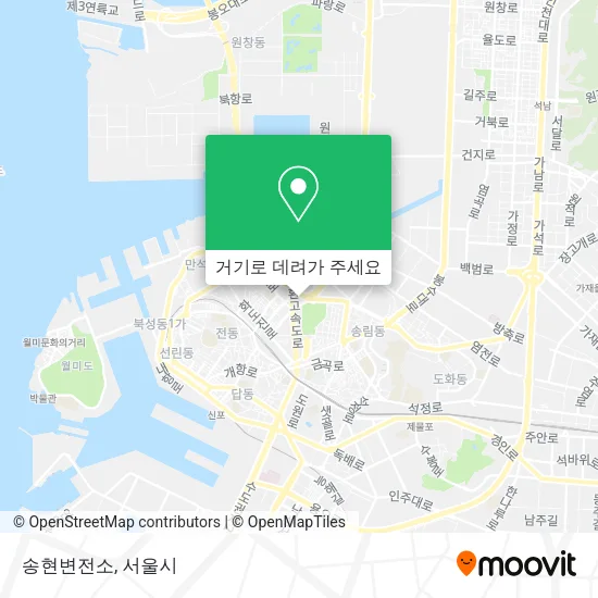 송현변전소 지도