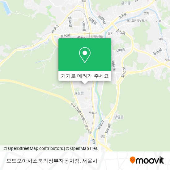 오토오아시스북의정부자동차점 지도