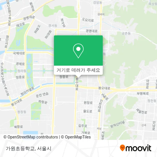 가원초등학교 지도