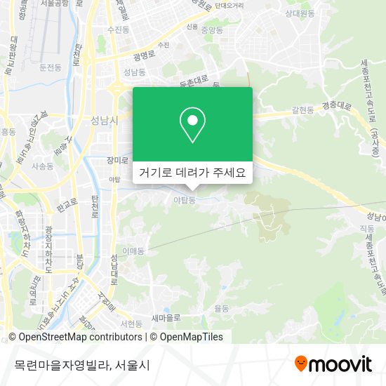 목련마을자영빌라 지도
