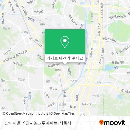 삼미마을19단지엘크루아파트 지도