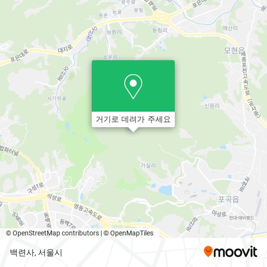 백련사 지도