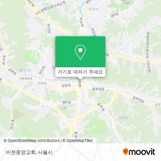 비젼중앙교회 지도