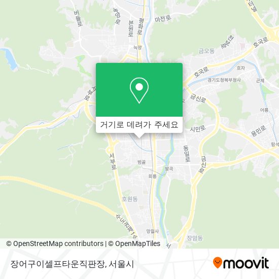 장어구이셀프타운직판장 지도