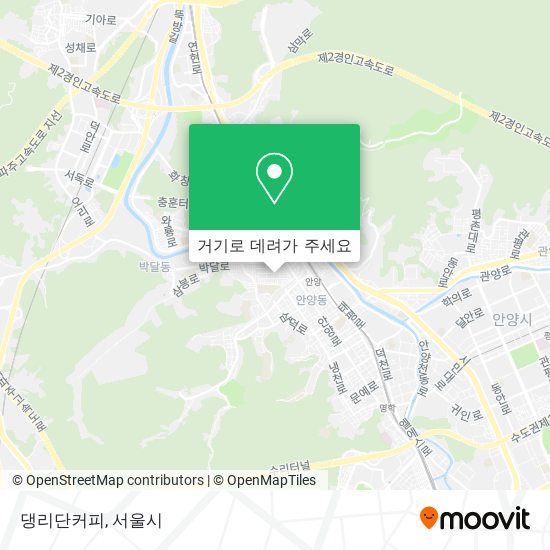 댕리단커피 지도