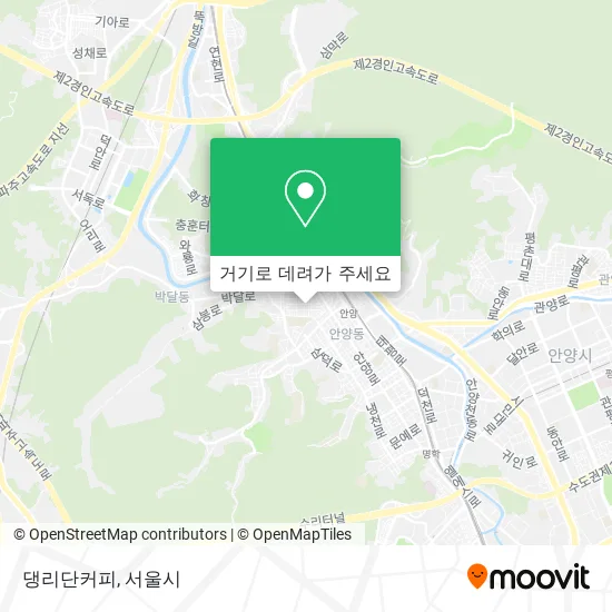 댕리단커피 지도