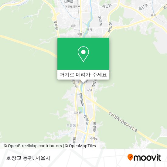 호장교 동편 지도