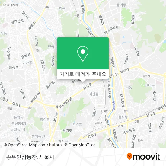 송우인삼농장 지도