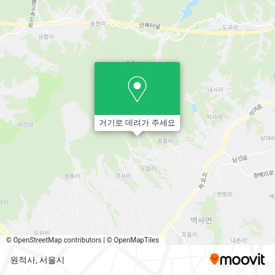 원적사 지도