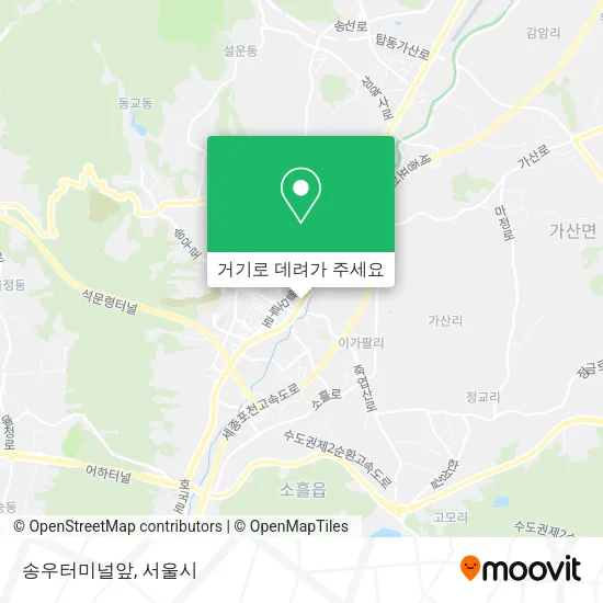 송우터미널앞 지도