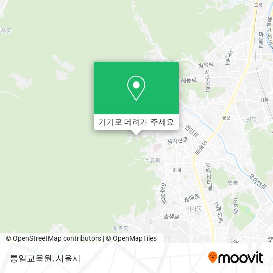 통일교육원 지도