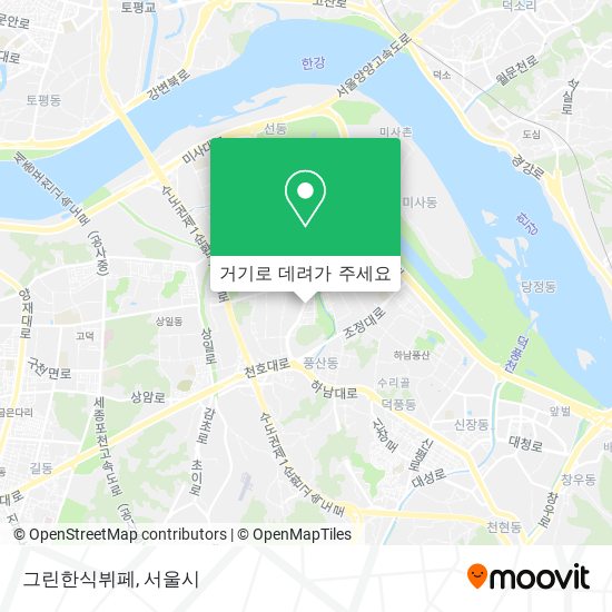 그린한식뷔페 지도