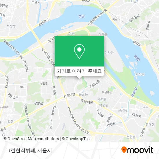그린한식뷔페 지도