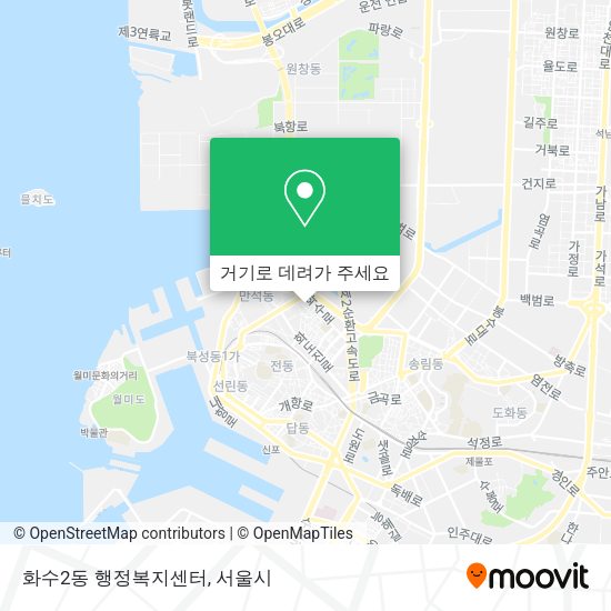 화수2동 행정복지센터 지도
