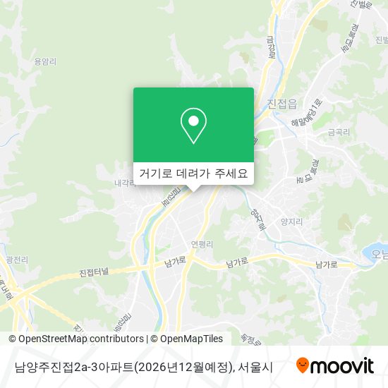 남양주진접2a-3아파트(2026년12월예정) 지도