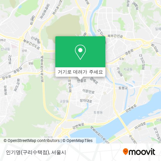 인기명(구리수택점) 지도
