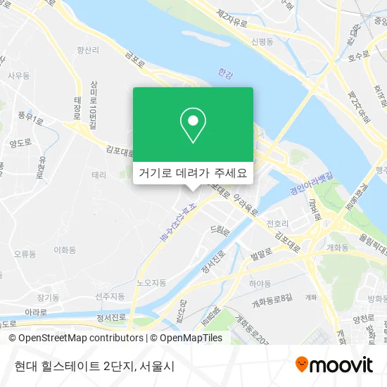 현대 힐스테이트 2단지 지도