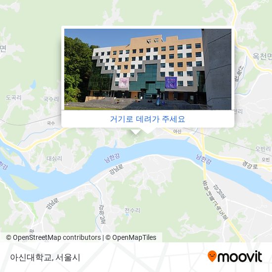 아신대학교 지도