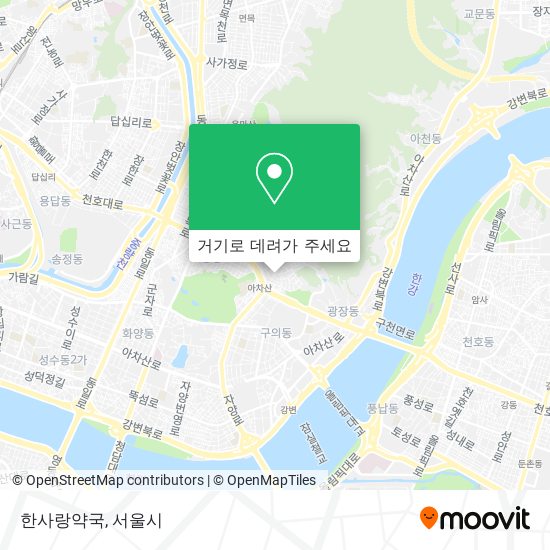 한사랑약국 지도