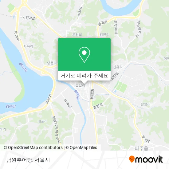 남원추어탕 지도