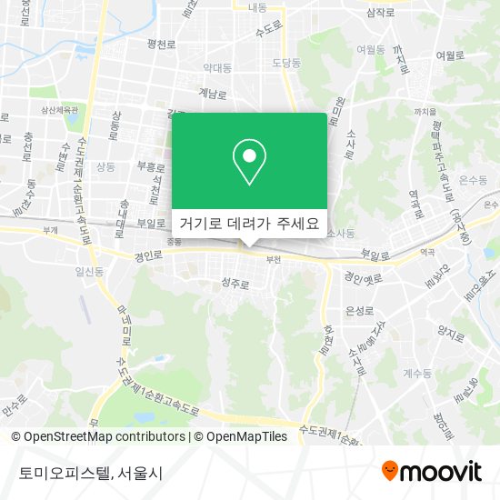 토미오피스텔 지도