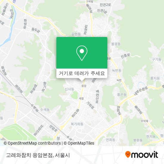 고레와참치 응암본점 지도