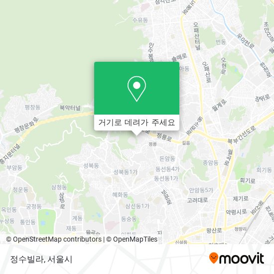 정수빌라 지도