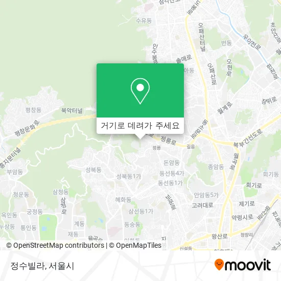 정수빌라 지도