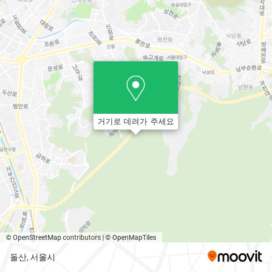 돌산 지도