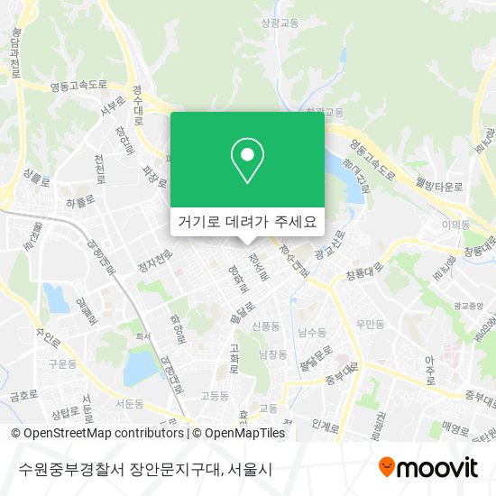 수원중부경찰서 장안문지구대 지도