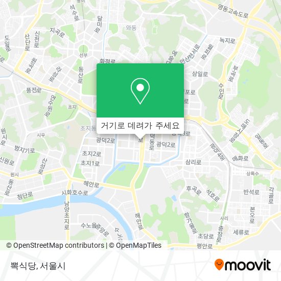 뽁식당 지도
