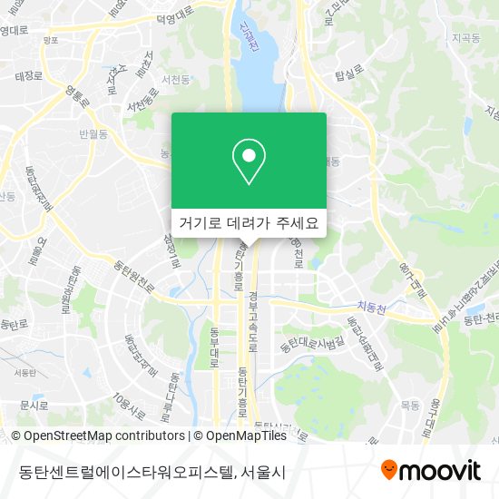 동탄센트럴에이스타워오피스텔 지도