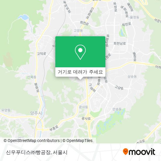 신우푸디스㈜빵공장 지도