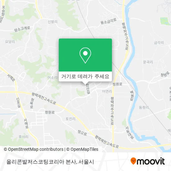 올리콘발저스코팅코리아 본사 지도