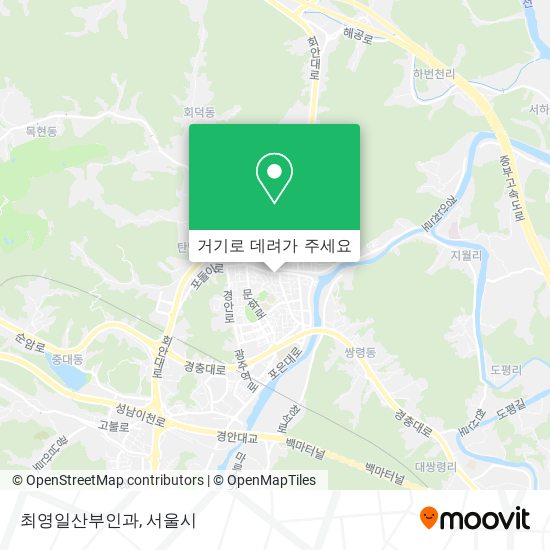 최영일산부인과 지도