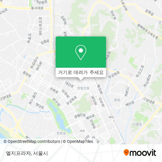 엘지프라자 지도