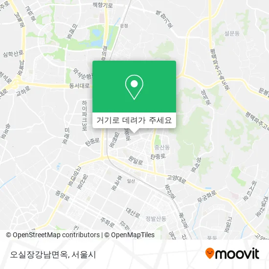 오실장강남면옥 지도