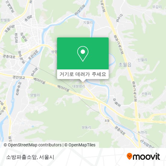 소방파출소앞 지도